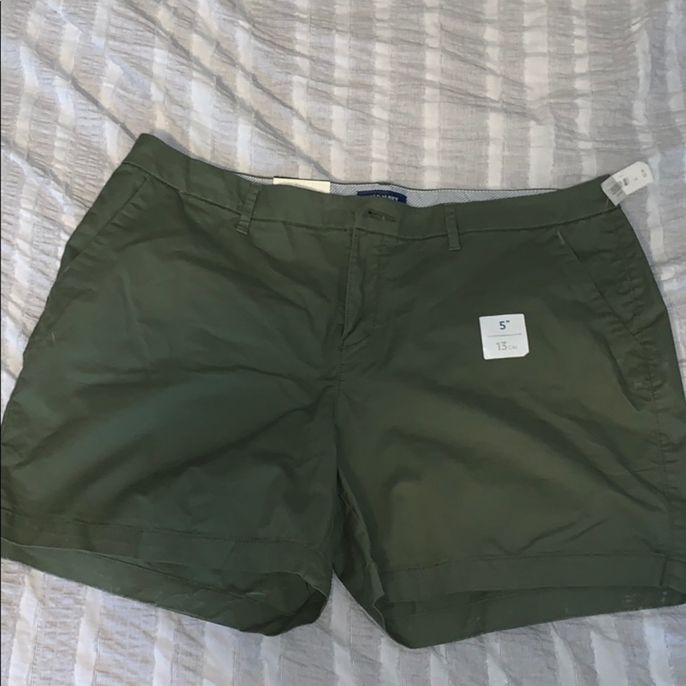 Brand New Old Navy Army Green Shorts